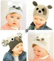 Knitting Pattern - Rico 201 - Baby Classic DK - Children's Hats
